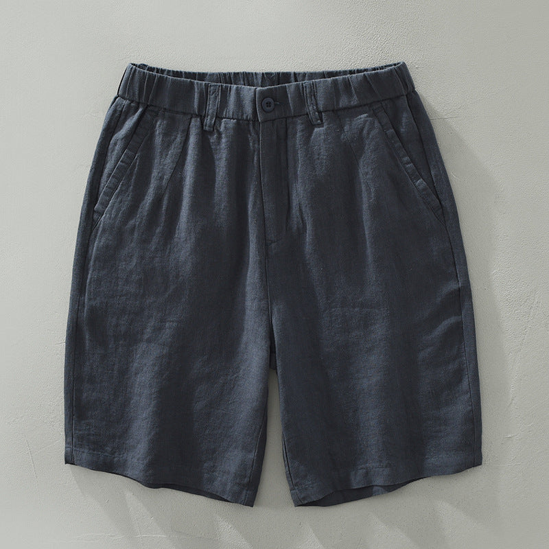 Cádiz Linen Shorts - Blue
