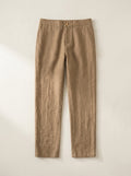 VÉLDE Linen Straight Leg Trousers