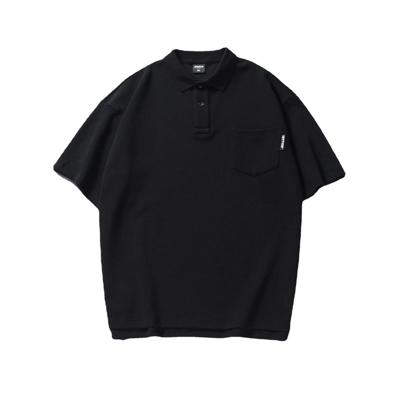 VÉLDE — Tarifa Pocket Polo - Black