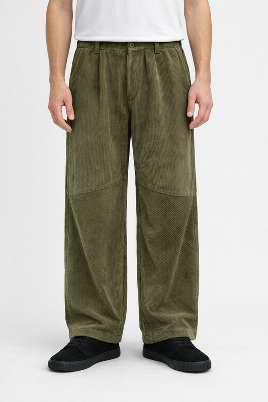 Corduroy Straight Pants