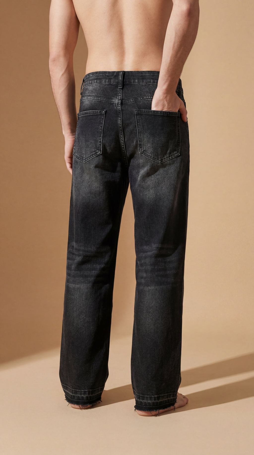 Vaqueros rectos vintage para hombre
