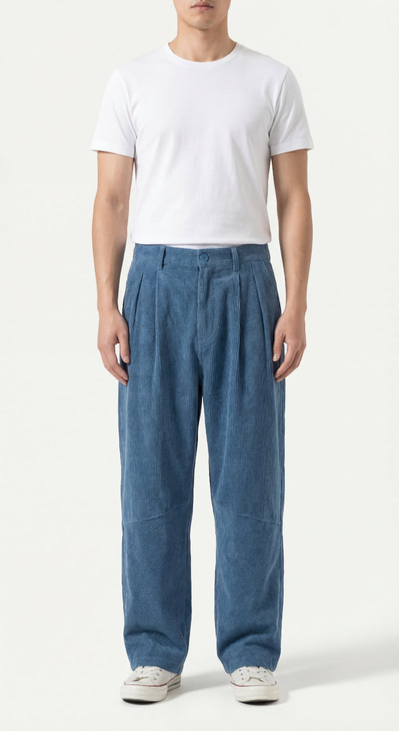 Corduroy Straight Pants