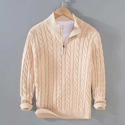 Fieldknit Zip Sweater