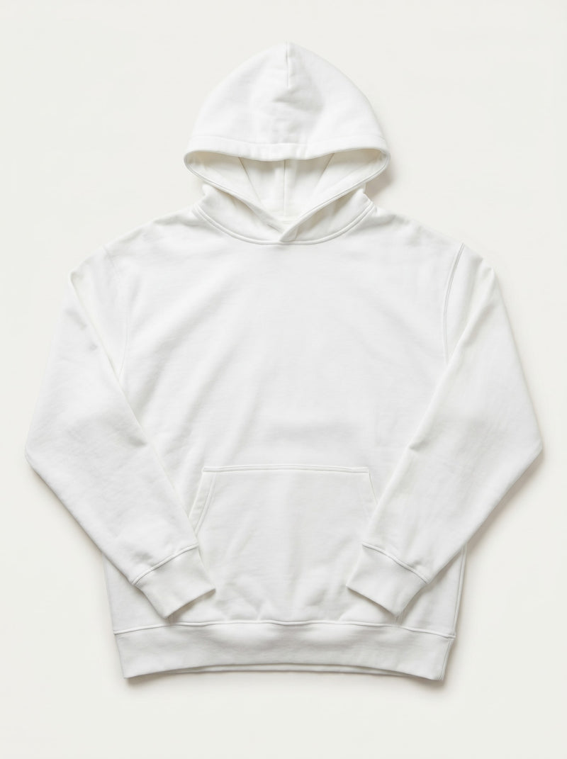 Suéter con capucha - White