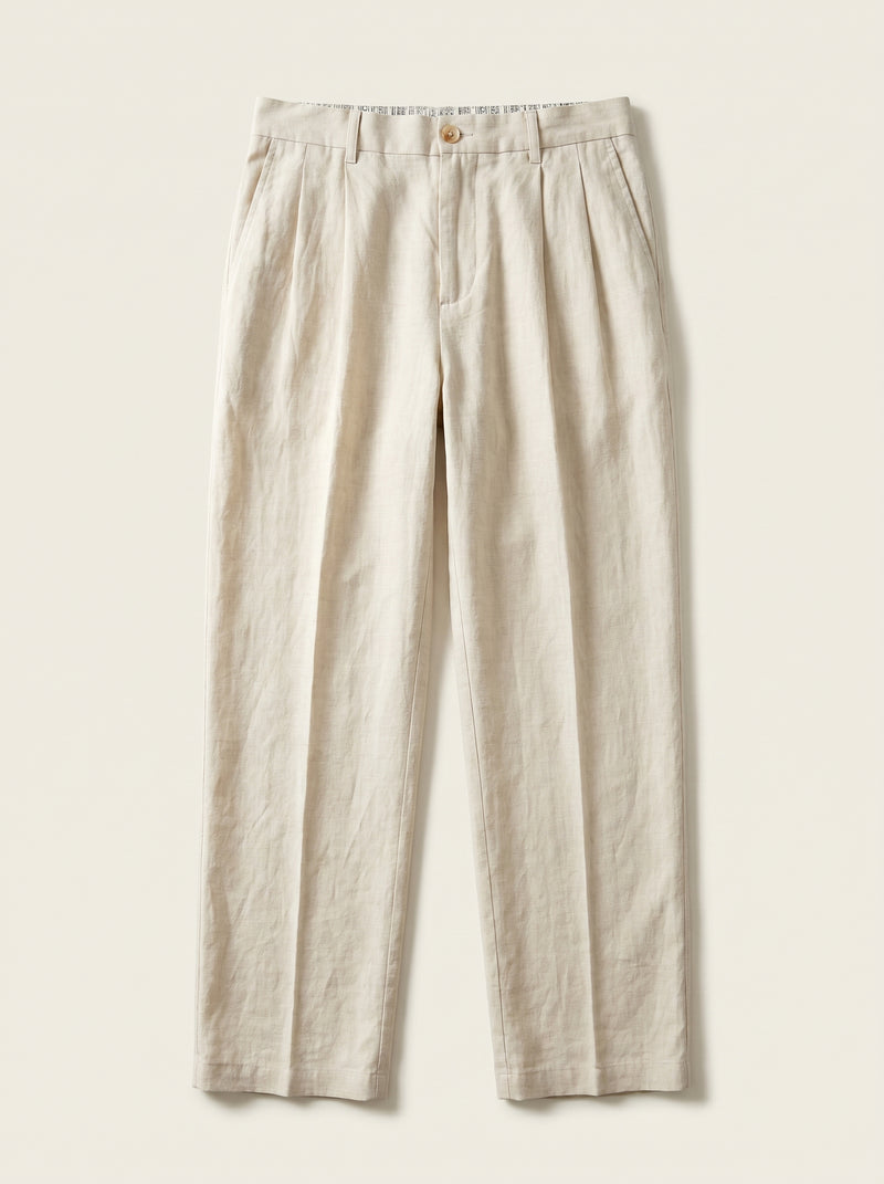 Nerja Linnen Trousers - Apricot
