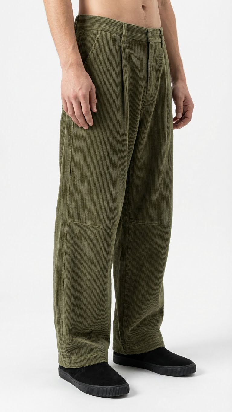 Corduroy Straight Pants
