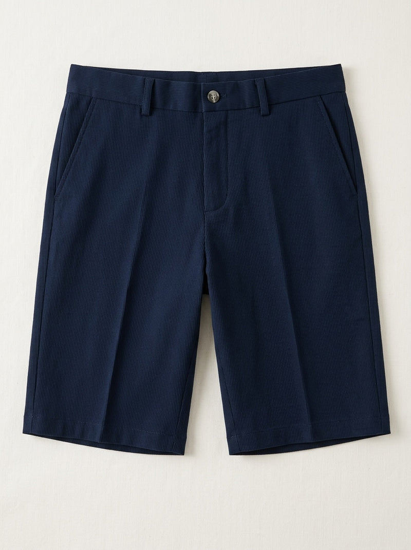 pantalones cortos básicos informales - Blue