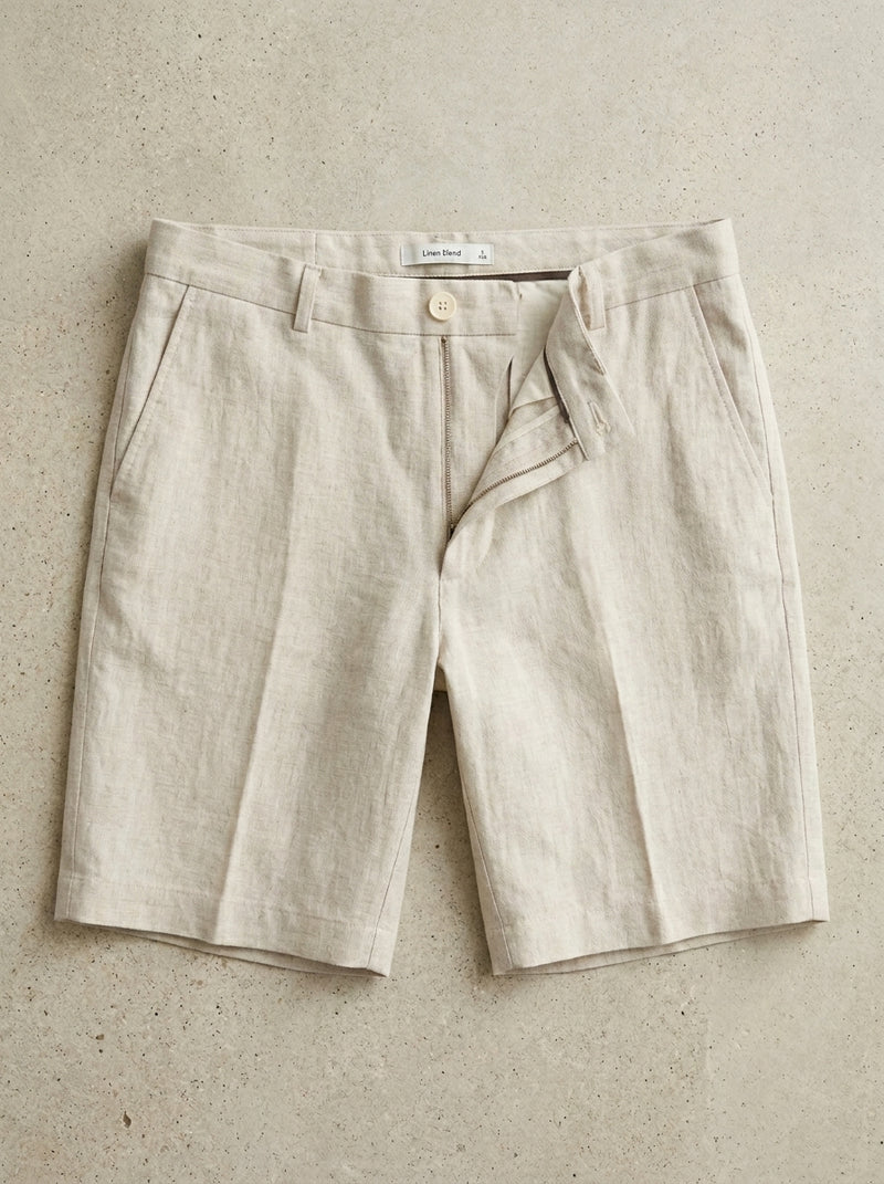 Palma Tailored Shorts - Beige