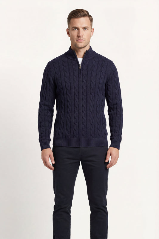 Fieldknit Zip Sweater