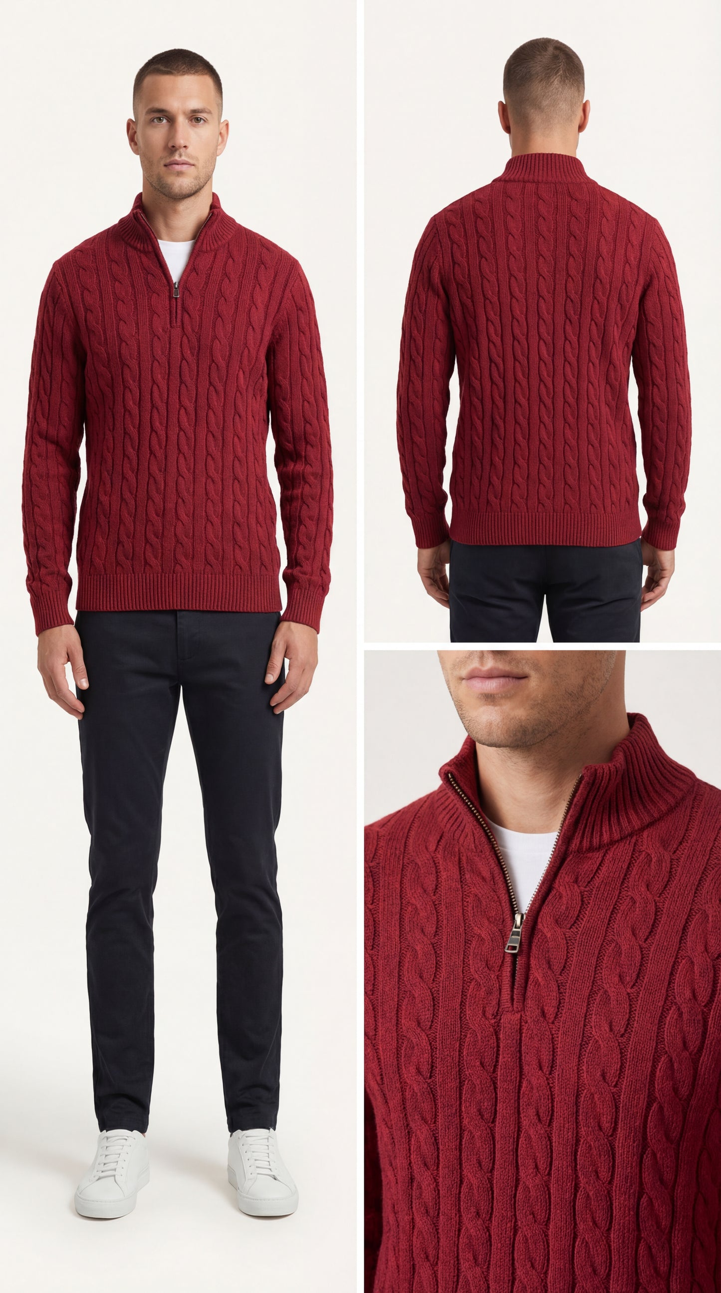 Fieldknit Zip Sweater