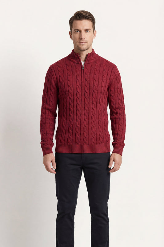 Fieldknit Zip Sweater