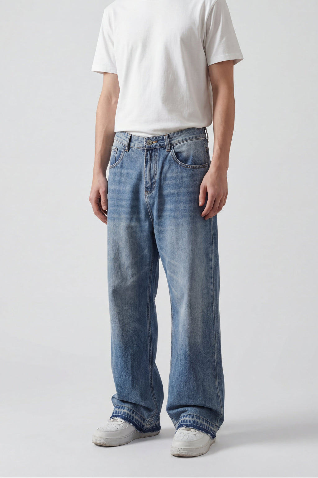 Vaqueros rectos vintage para hombre