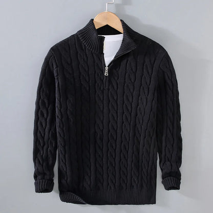 Fieldknit Zip Sweater