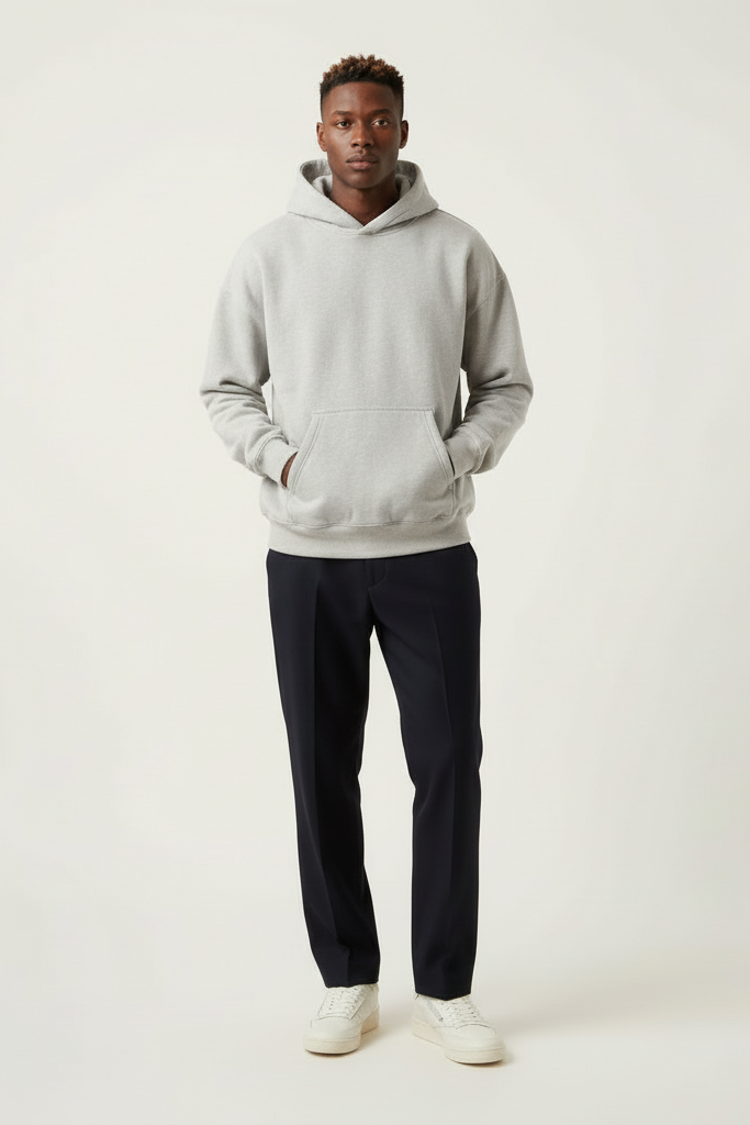 Suéter con capucha - Grey