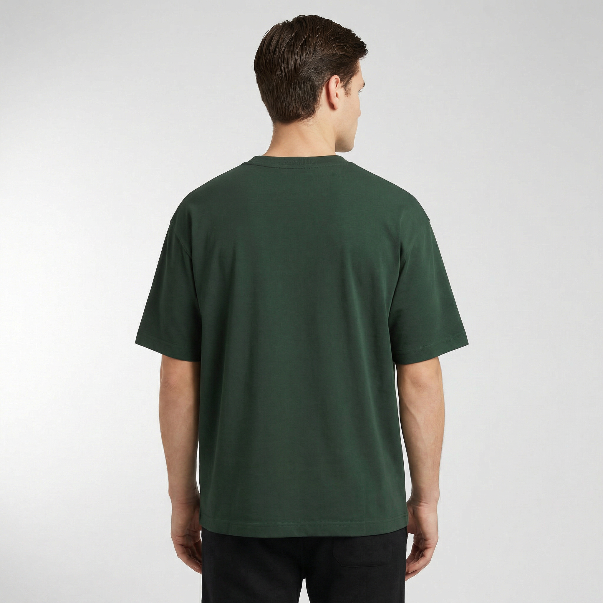 Camiseta holgada de cuello redondo