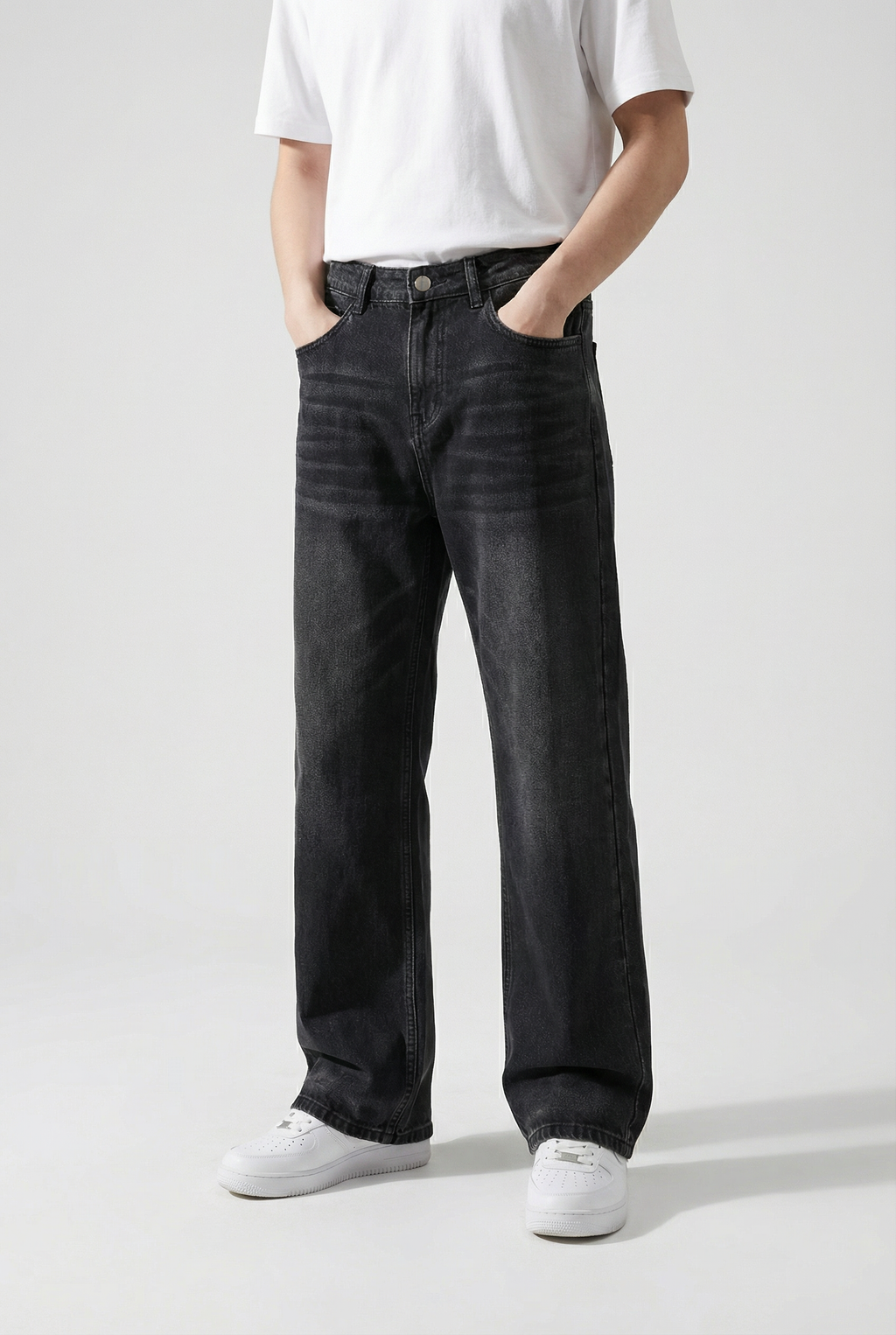 Vaqueros rectos vintage para hombre