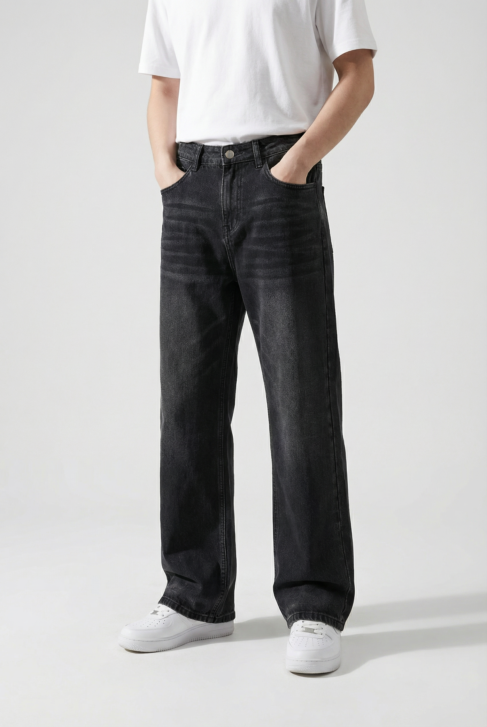 Vaqueros rectos vintage para hombre