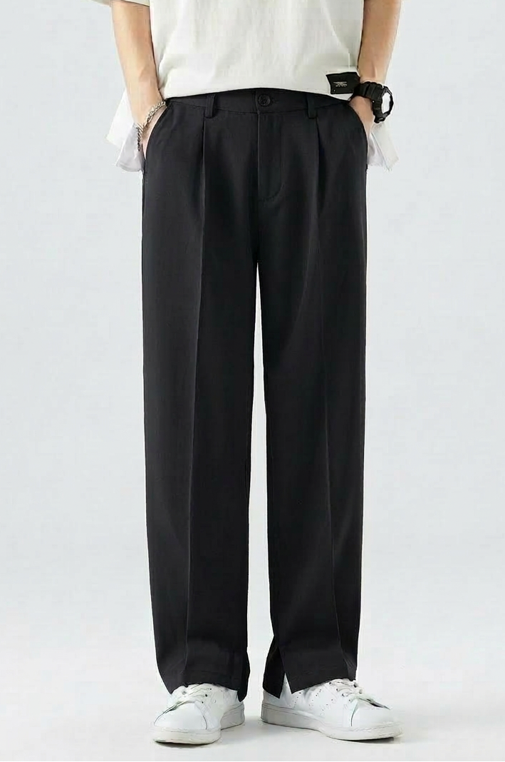 Loose Straight Leg Pants