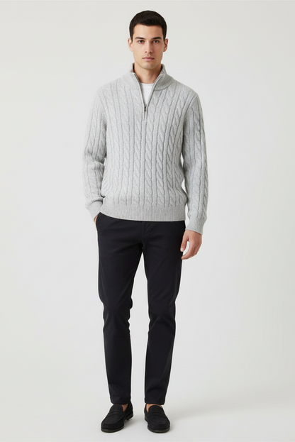 Fieldknit Zip Sweater