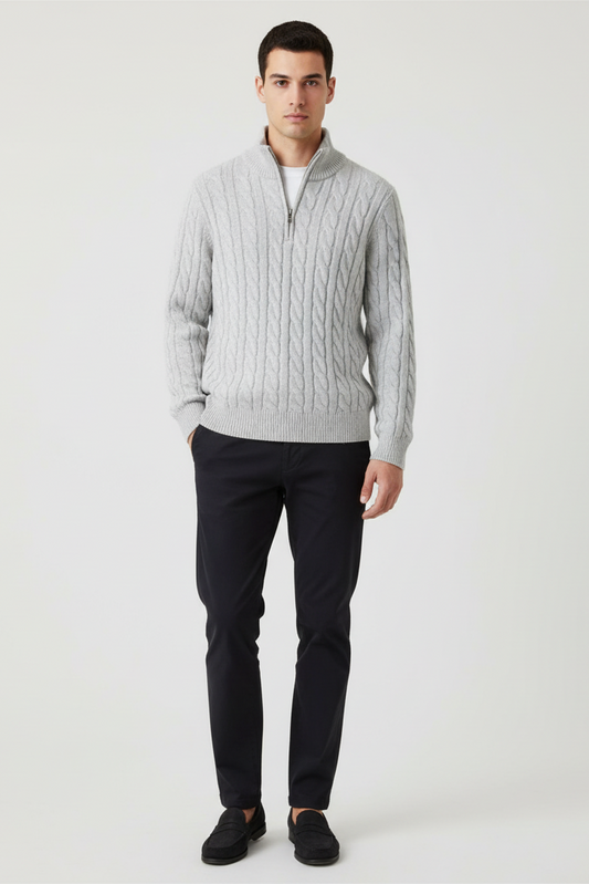 Fieldknit Zip Sweater