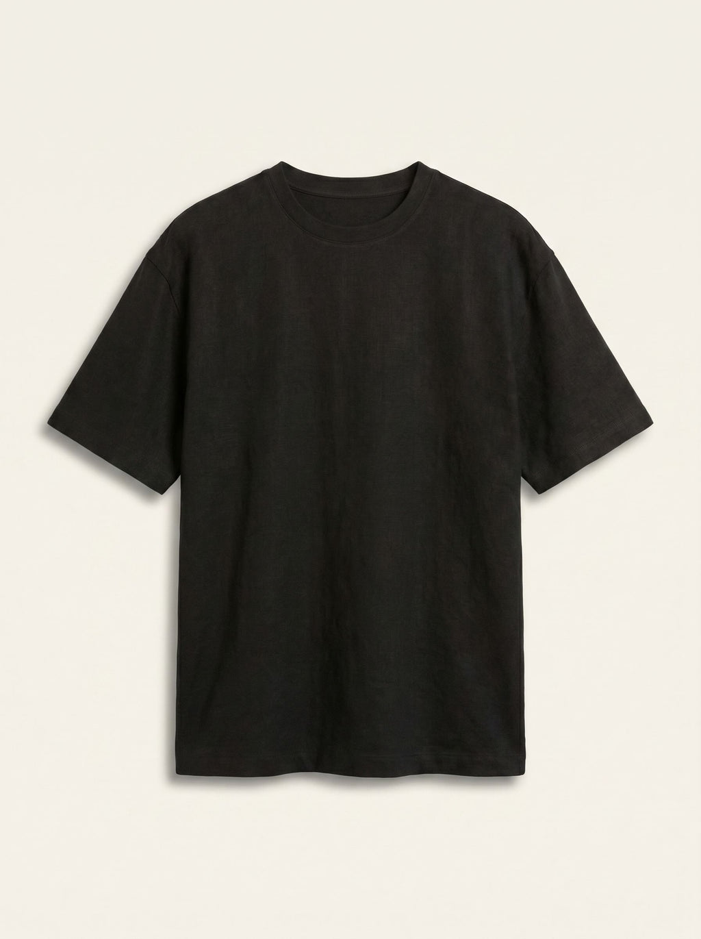 Camiseta holgada de cuello redondo
