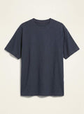 Camiseta holgada de cuello redondo